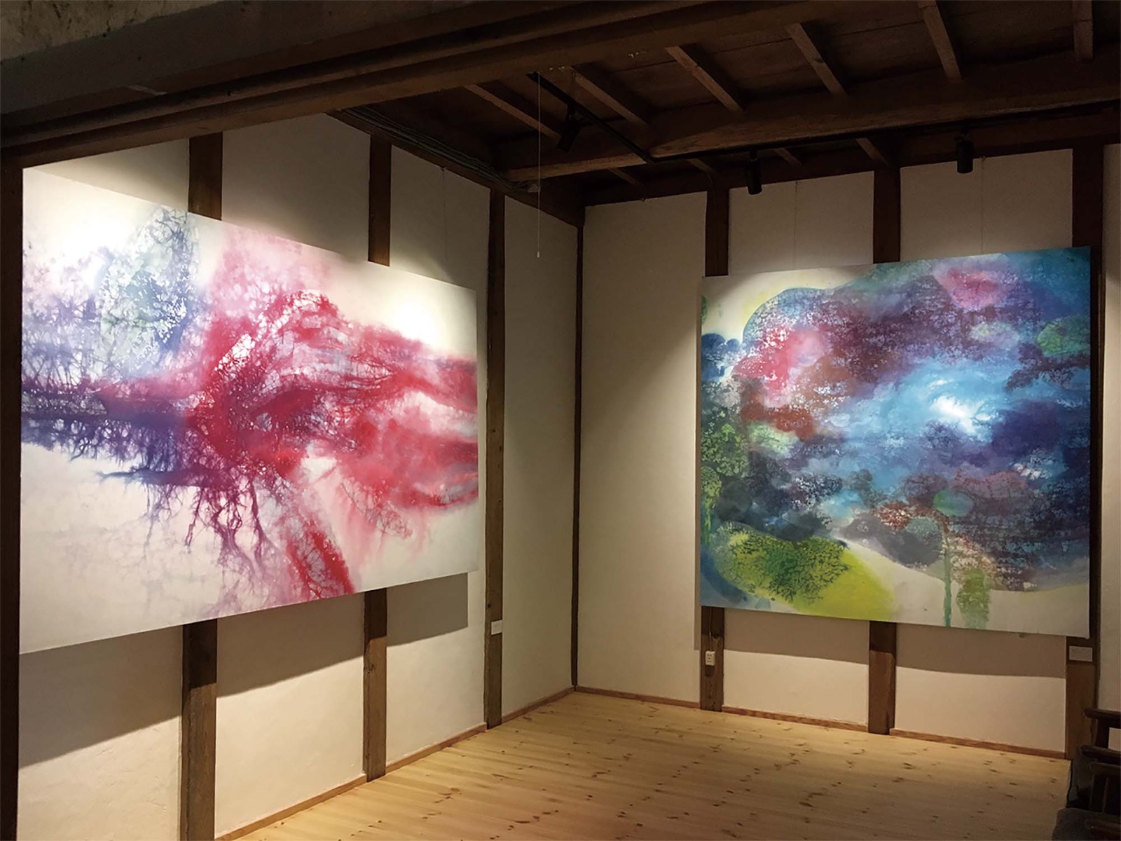 「染め・時間の堆積」展