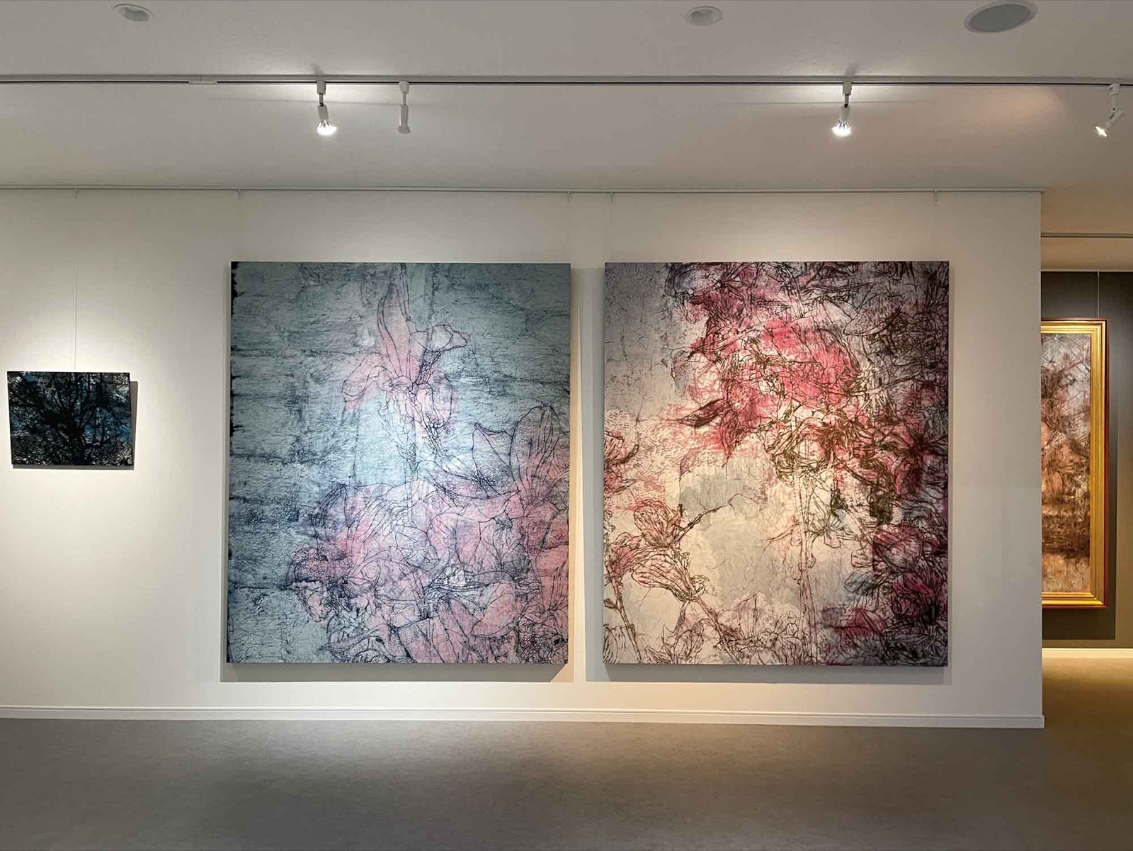 個展「染む記憶 線刻糊防染による記憶の表現」