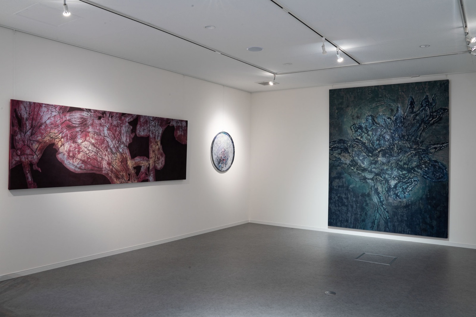 個展「染む記憶 線刻糊防染による記憶の表現」