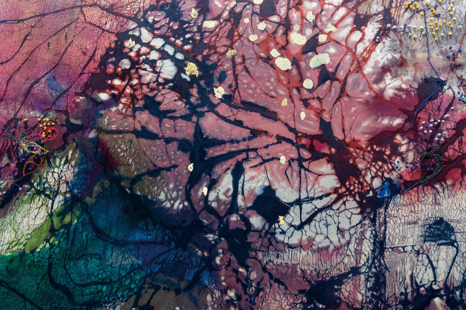 《flower cells  -red hydrangea-》